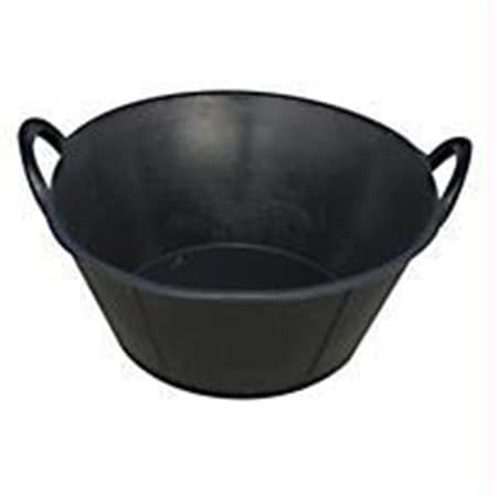 Miller Mfg Miller Mfg Co Inc Rubber Tub With Handles- Black 6.5 Gallon - DF650D 957755